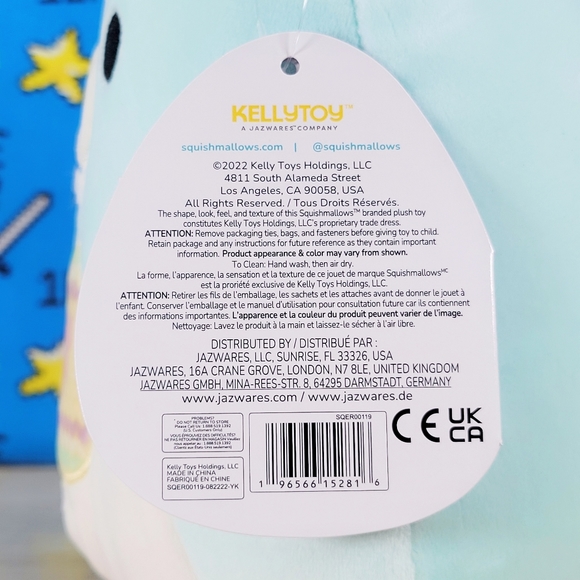 Squishmallow Domingo the Goat 8" UltraSoft Easter Holiday Toy Plush NWT - Picture 6 of 6